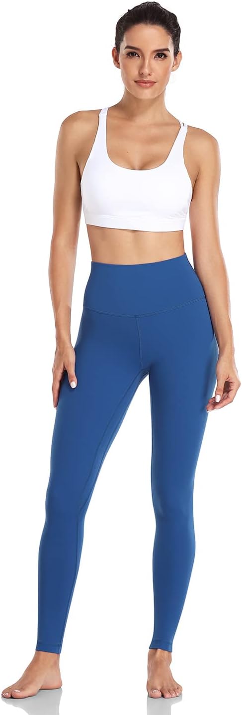 Essential Leggings 28" | Compression, Tummy Control, Workout, Yoga, Gym, Lounge, Soft, High Waisted, 4-Way Stretch, Full Length, for Women