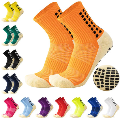 Wholesale Football Grip Socks Soccer Socks anti Slip Non Slip Grip Pads for Football Basketball Sports Grip Socks