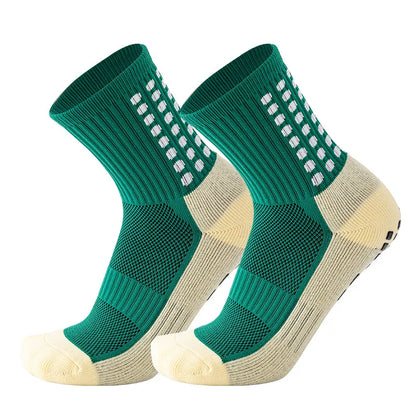 Wholesale Football Grip Socks Soccer Socks anti Slip Non Slip Grip Pads for Football Basketball Sports Grip Socks